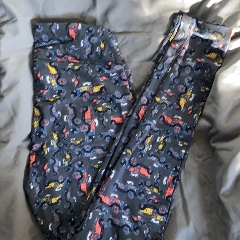 Classic Car Print One Size LuLaRoe Leggings